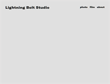 Tablet Screenshot of lightningboltstudio.com